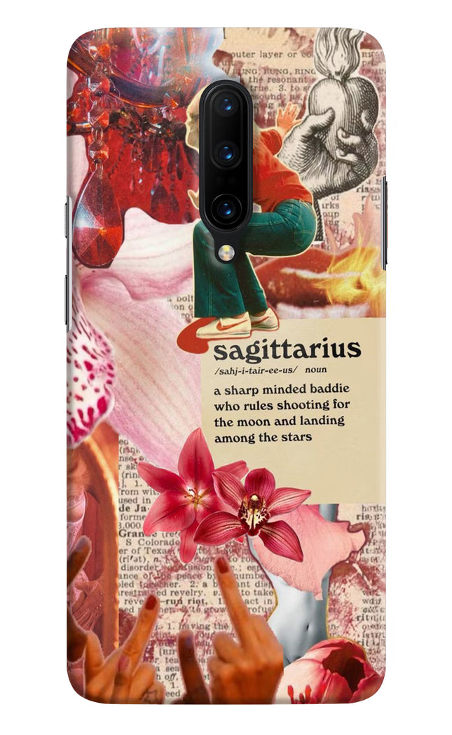 Sagittarius Zodiac Oneplus 7 Pro Hard Case Back Cover by Casekaro
