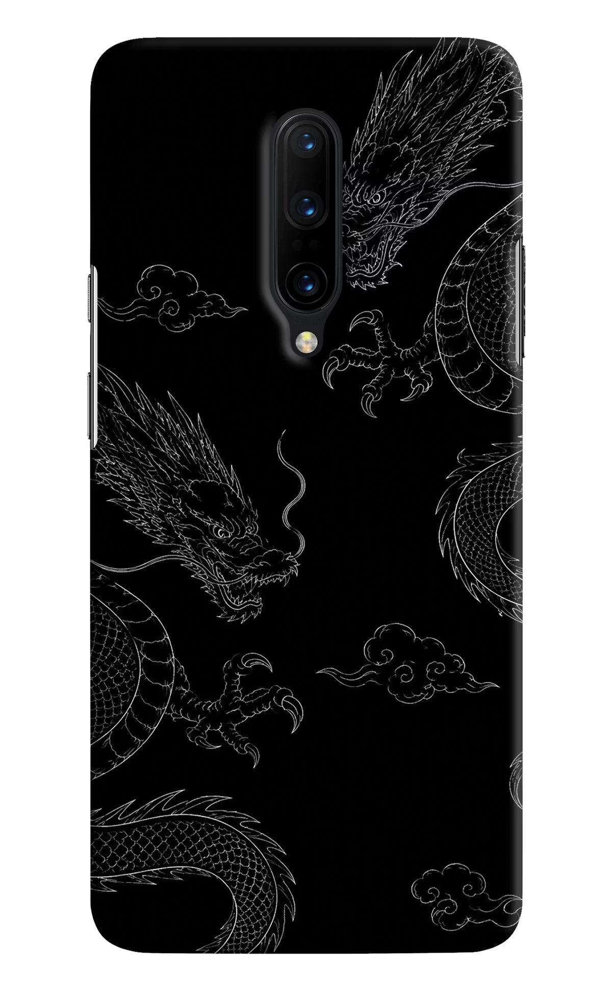 Twin Dragons Oneplus 7 Pro Hard Case Back Cover by Casekaro