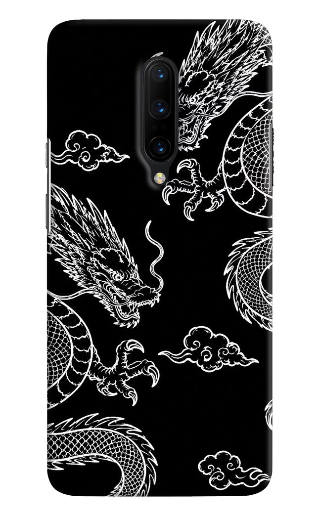 Twin Dragons Oneplus 7 Pro Hard Case Back Cover by Casekaro