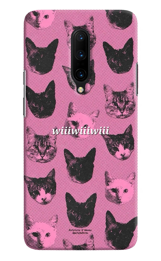 Pink Cats Oneplus 7 Pro Hard Case Back Cover by Casekaro