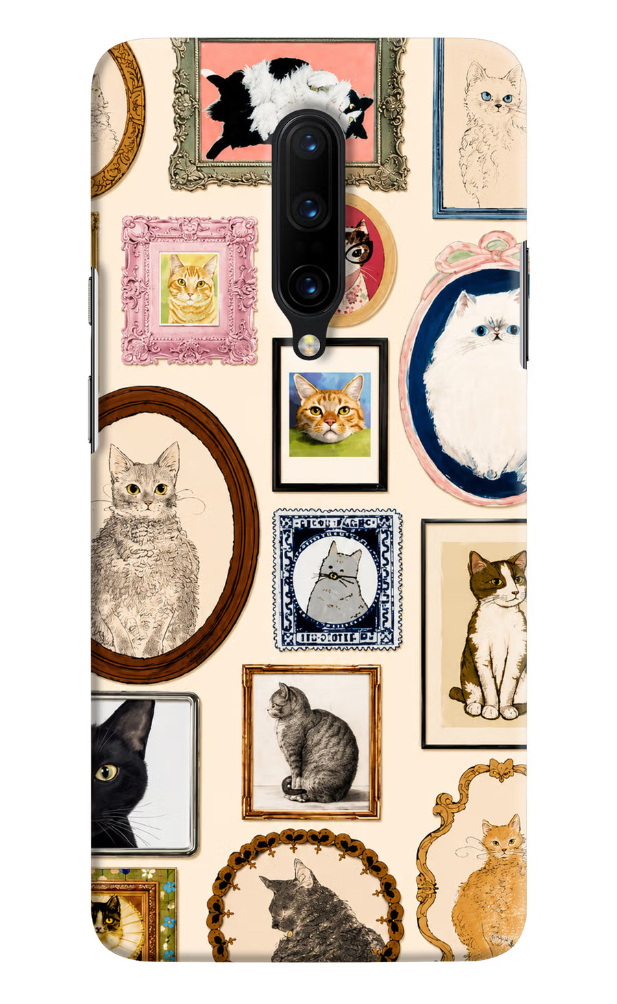Mirror Cats Oneplus 7 Pro Back Cover, Hard case