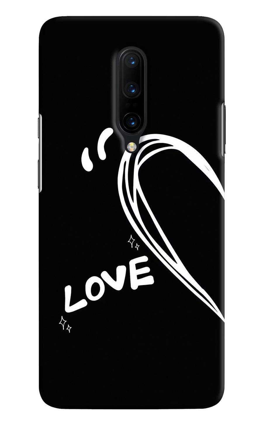 Love Line Oneplus 7 Pro Back Cover, Hard case