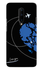 Love Orbit Oneplus 7 Pro Hard Case Back Cover by Casekaro