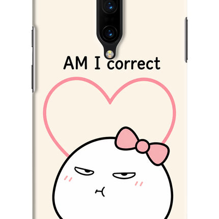 Always Right Oneplus 7 Pro Hard Case Back Cover by Casekaro
