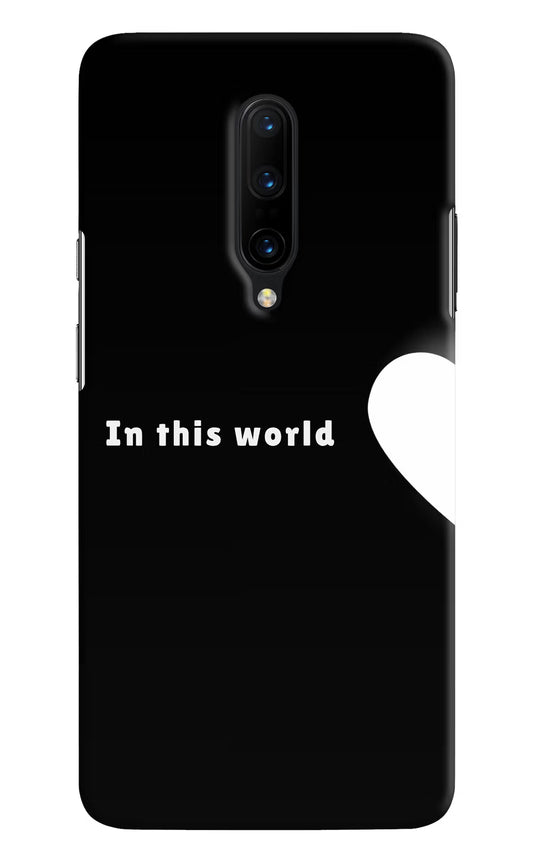 This World Oneplus 7 Pro Back Cover