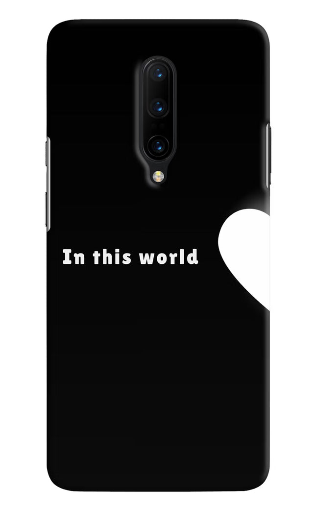 This World Oneplus 7 Pro Hard Case Back Cover by Casekaro