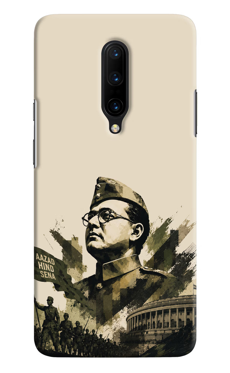 Netaji Rising Oneplus 7 Pro Back Cover, Hard case