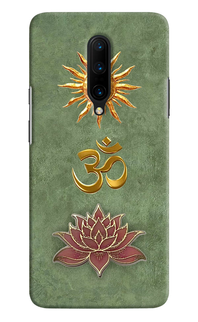 Om & Lotus Oneplus 7 Pro Back Cover