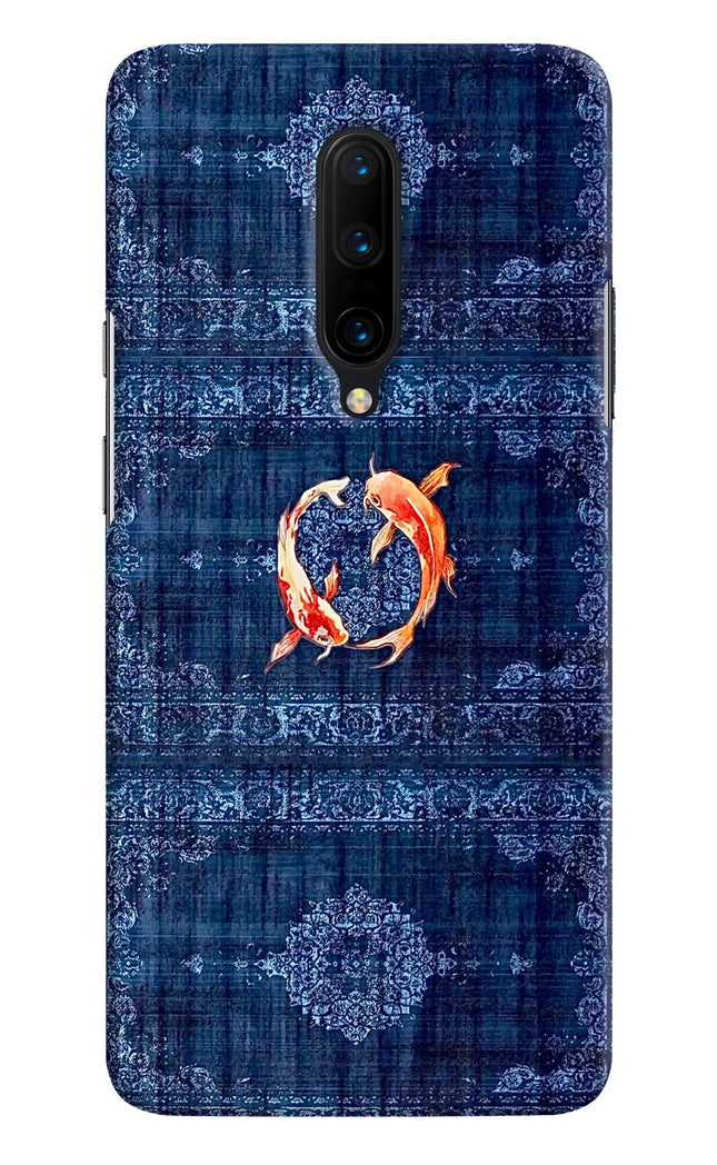 Koi Blue Oneplus 7 Pro Back Cover