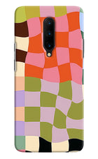 Wavy Grid Oneplus 7 Pro Back Cover
