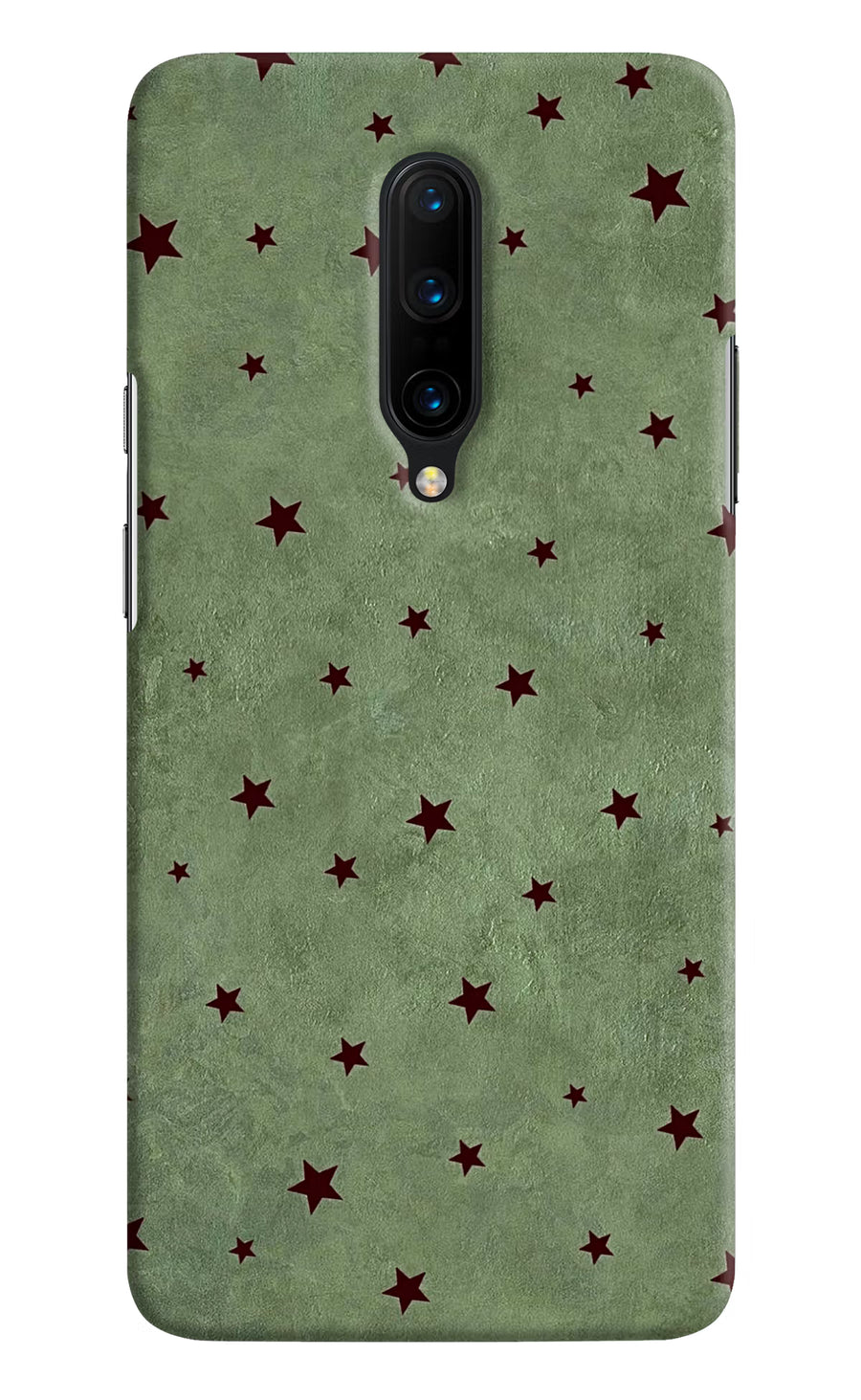 Green Stars Oneplus 7 Pro Back Cover, Hard case