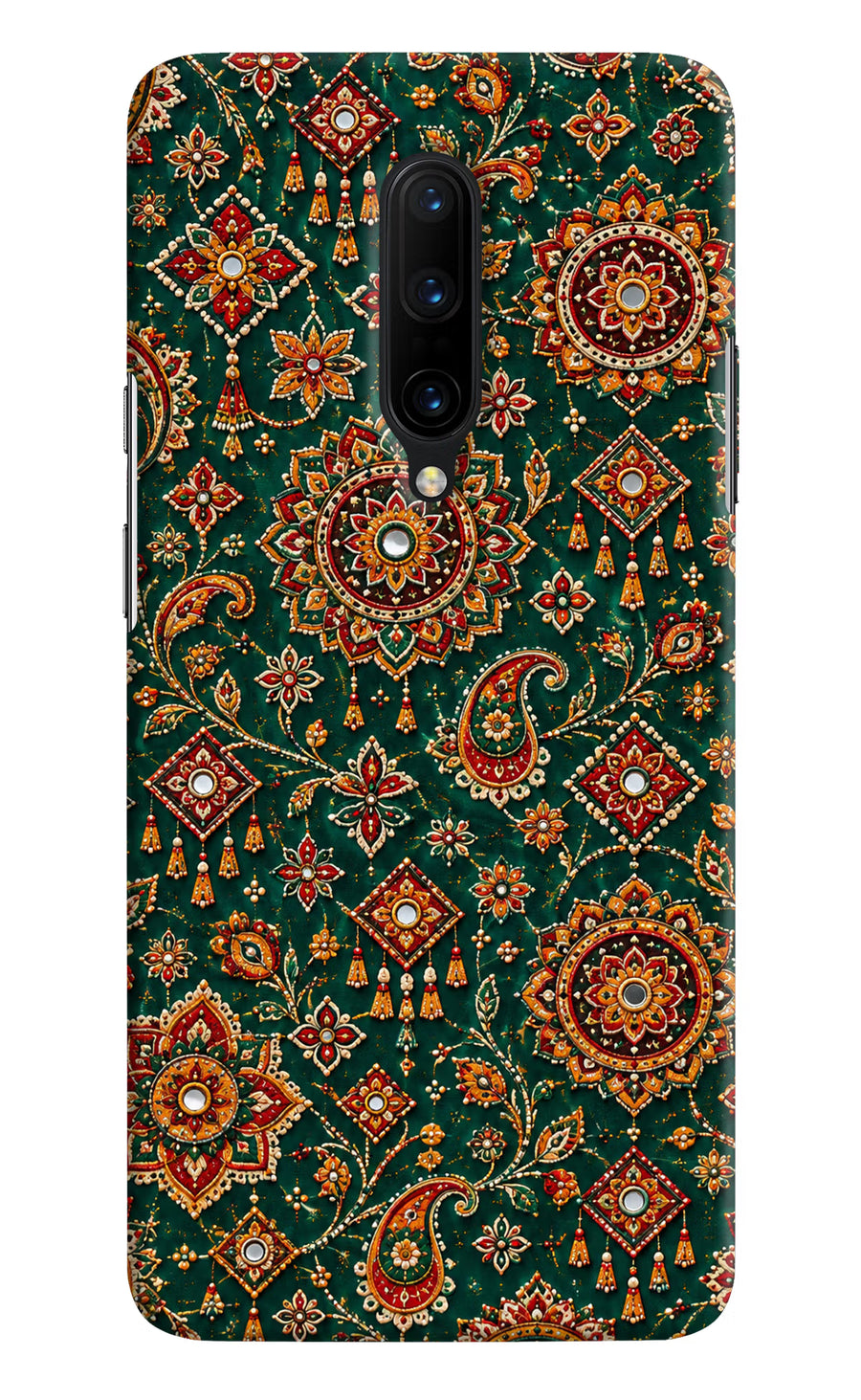 Green Pataka Oneplus 7 Pro Back Cover, Hard case