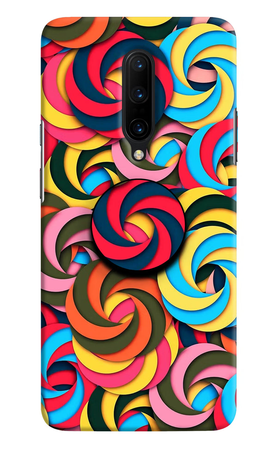 Spiral Pattern Oneplus 7 Pro Pop Case, Hard case
