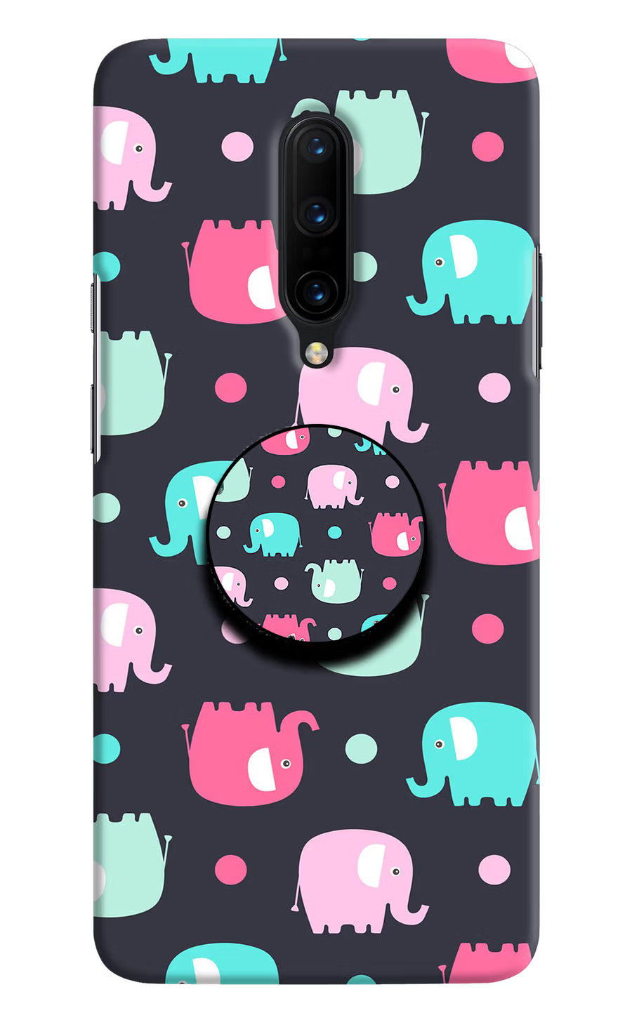 Baby Elephants Oneplus 7 Pro Pop Case, Hard case
