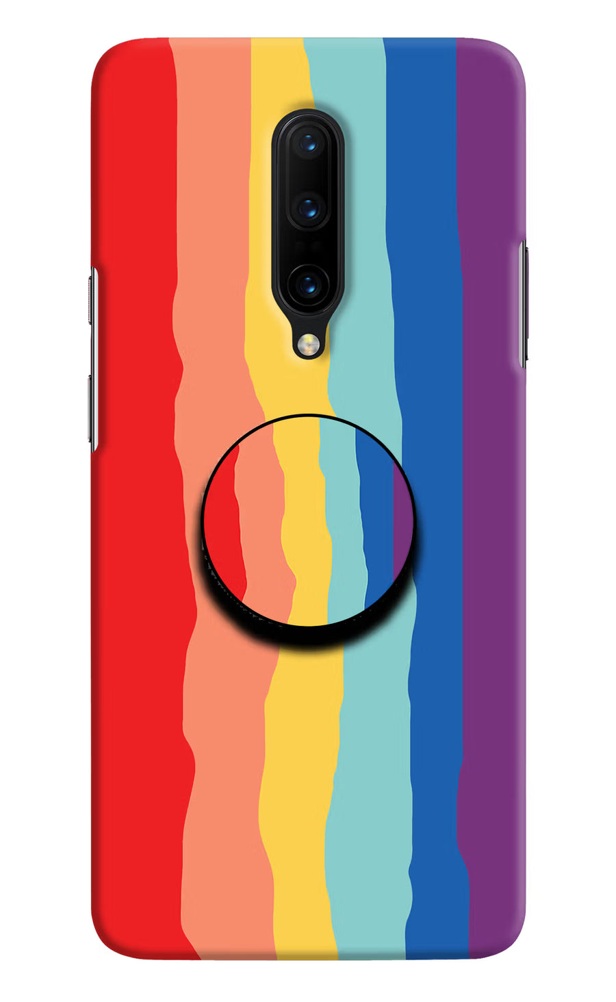 Rainbow Oneplus 7 Pro Pop Case, Hard case