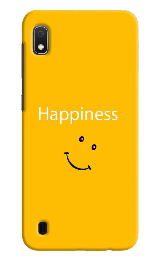 Happiness With Smiley Samsung A10 Hard Case Back Cover by Casekaro