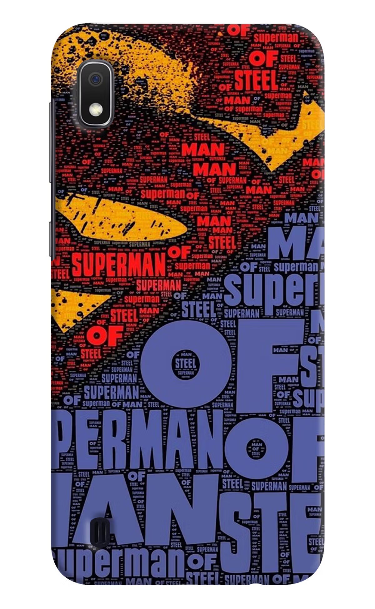 Superman Samsung A10 Hard Case Back Cover by Casekaro
