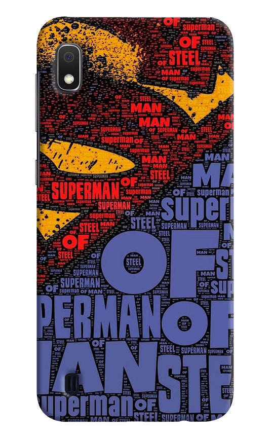 Superman Samsung A10 Hard Case Back Cover by Casekaro
