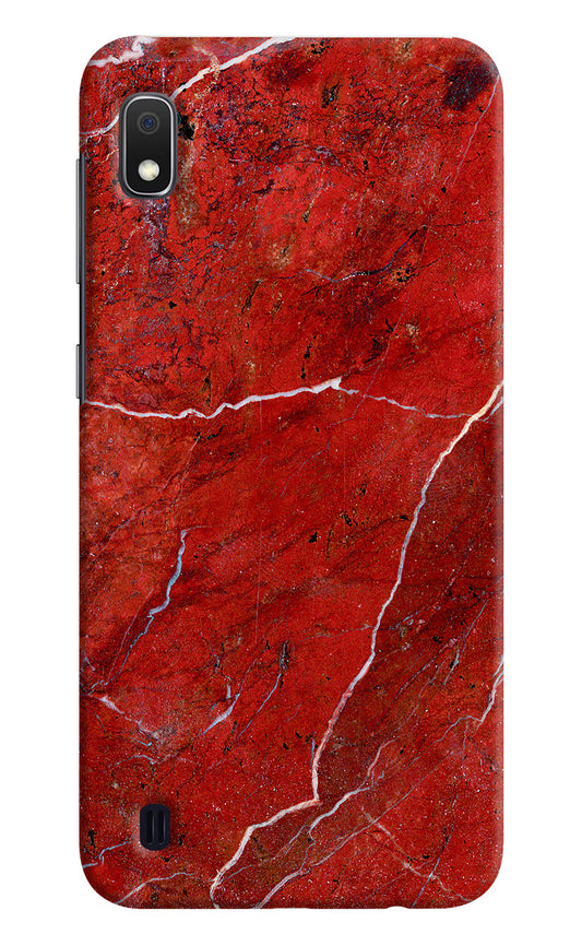 Red Marble Design Samsung A10 Hard Case Back Cover by Casekaro