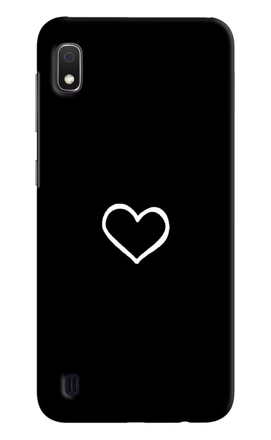 Heart Samsung A10 Hard Case Back Cover by Casekaro