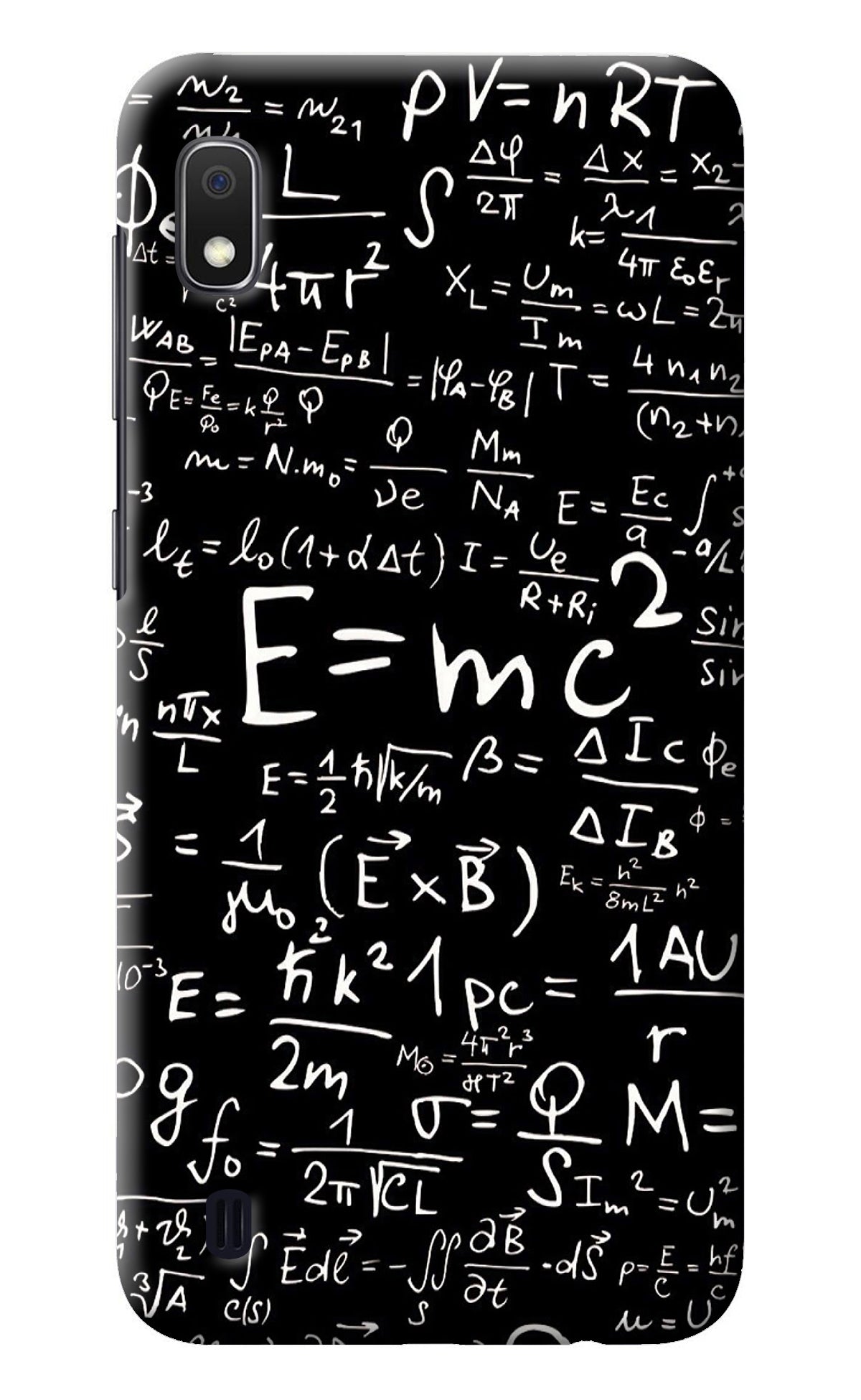 Physics Albert Einstein Formula Samsung A10 Back Cover