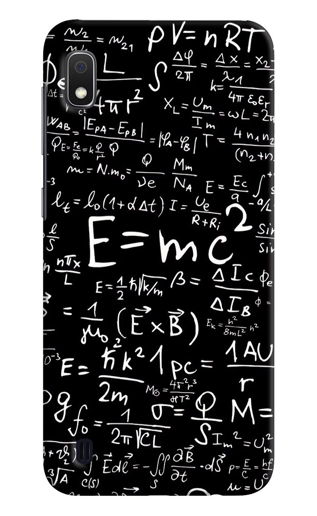 Physics Formula Samsung A10 Hard Case Back Cover by Casekaro