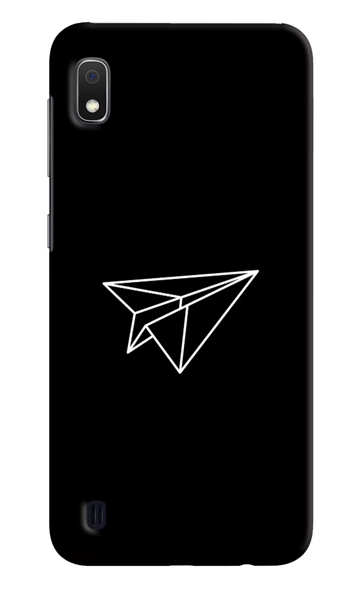 Paper Plane White Samsung A10 Hard Case Back Cover by Casekaro