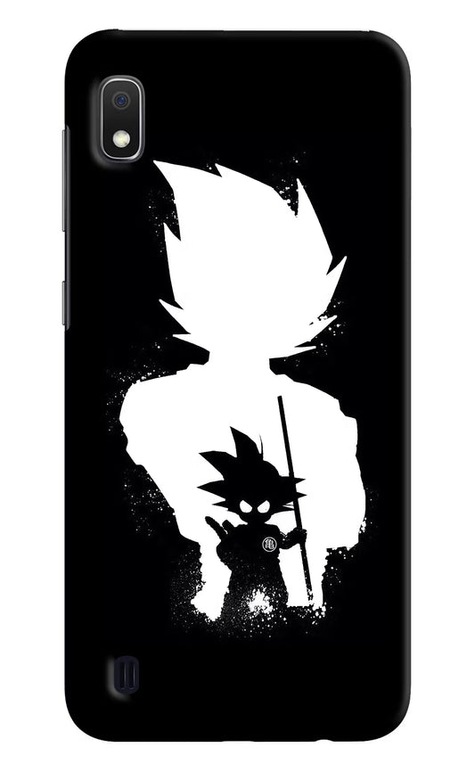 Goku Shadow Samsung A10 Hard Case Back Cover by Casekaro