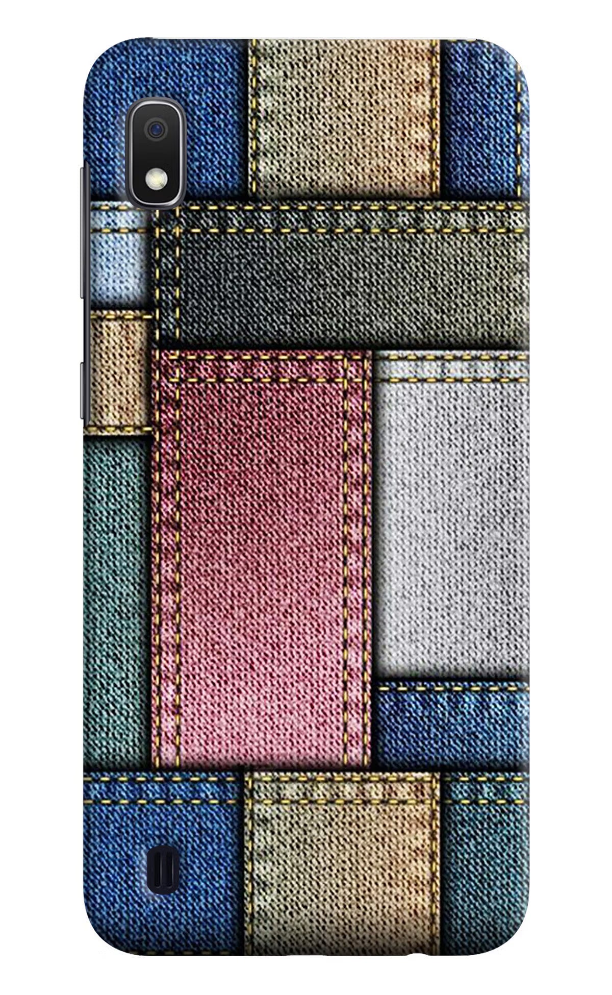 Multicolor Jeans Samsung A10 Hard Case Back Cover by Casekaro