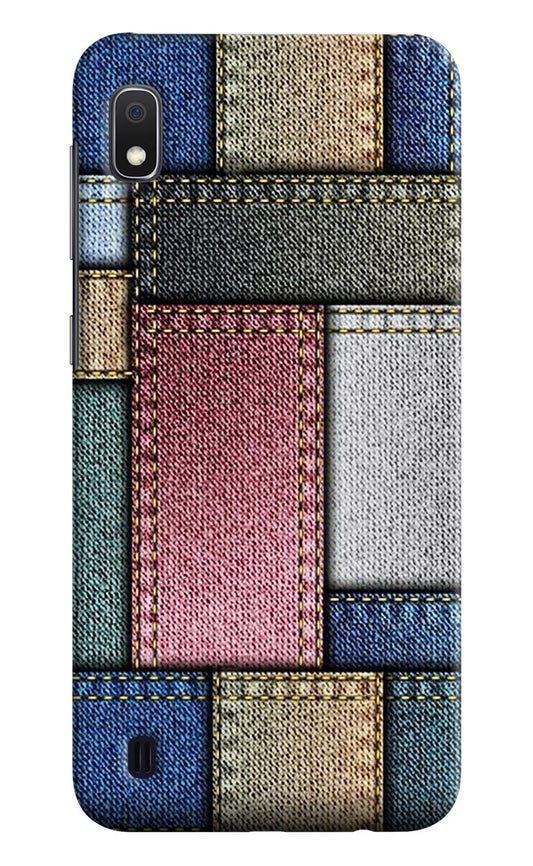 Multicolor Jeans Samsung A10 Hard Case Back Cover by Casekaro