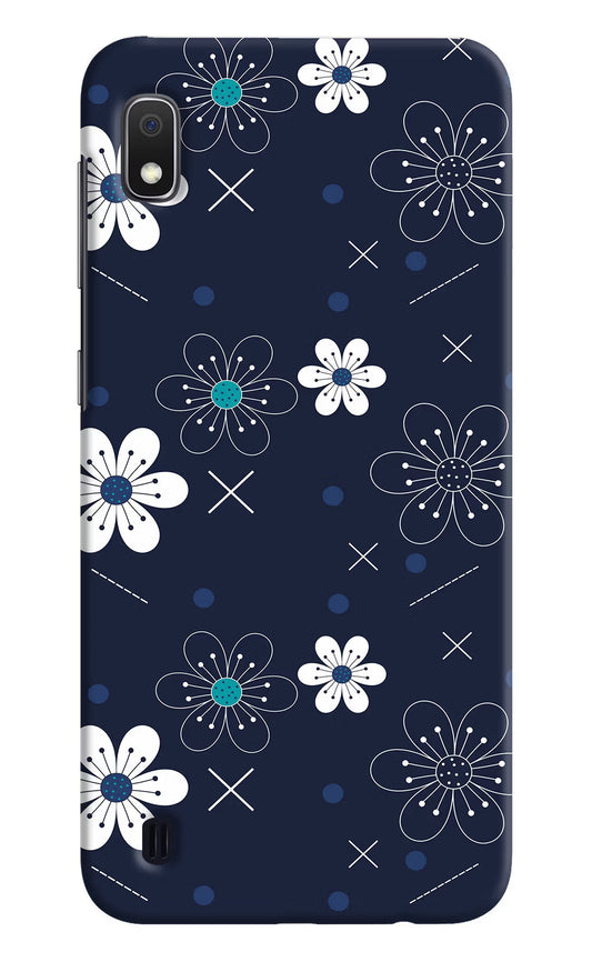 Flowers Samsung A10 Hard Case Back Cover by Casekaro