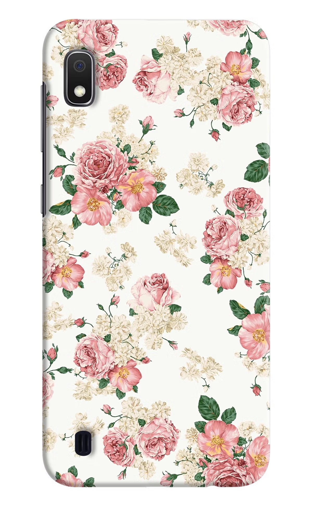 Flowers Samsung A10 Hard Case Back Cover by Casekaro