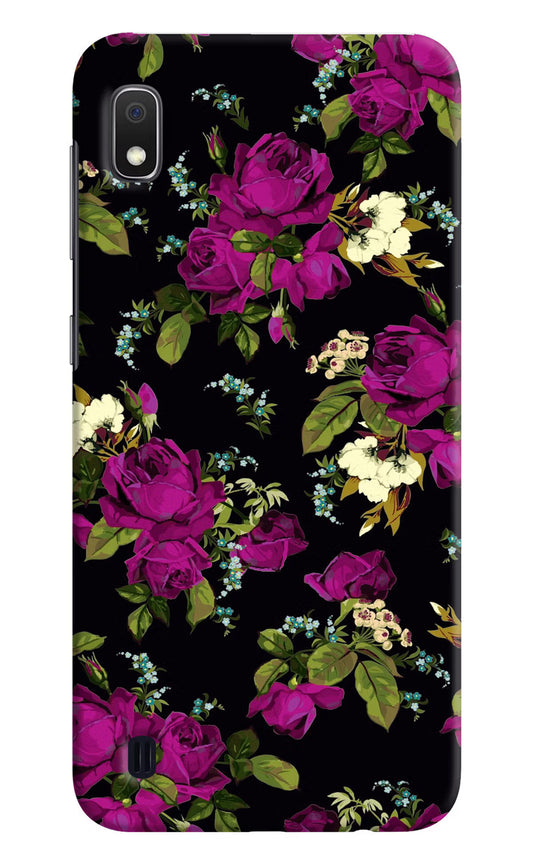 Flowers Samsung A10 Hard Case Back Cover by Casekaro