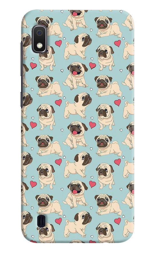 Pug Dog Samsung A10 Hard Case Back Cover by Casekaro