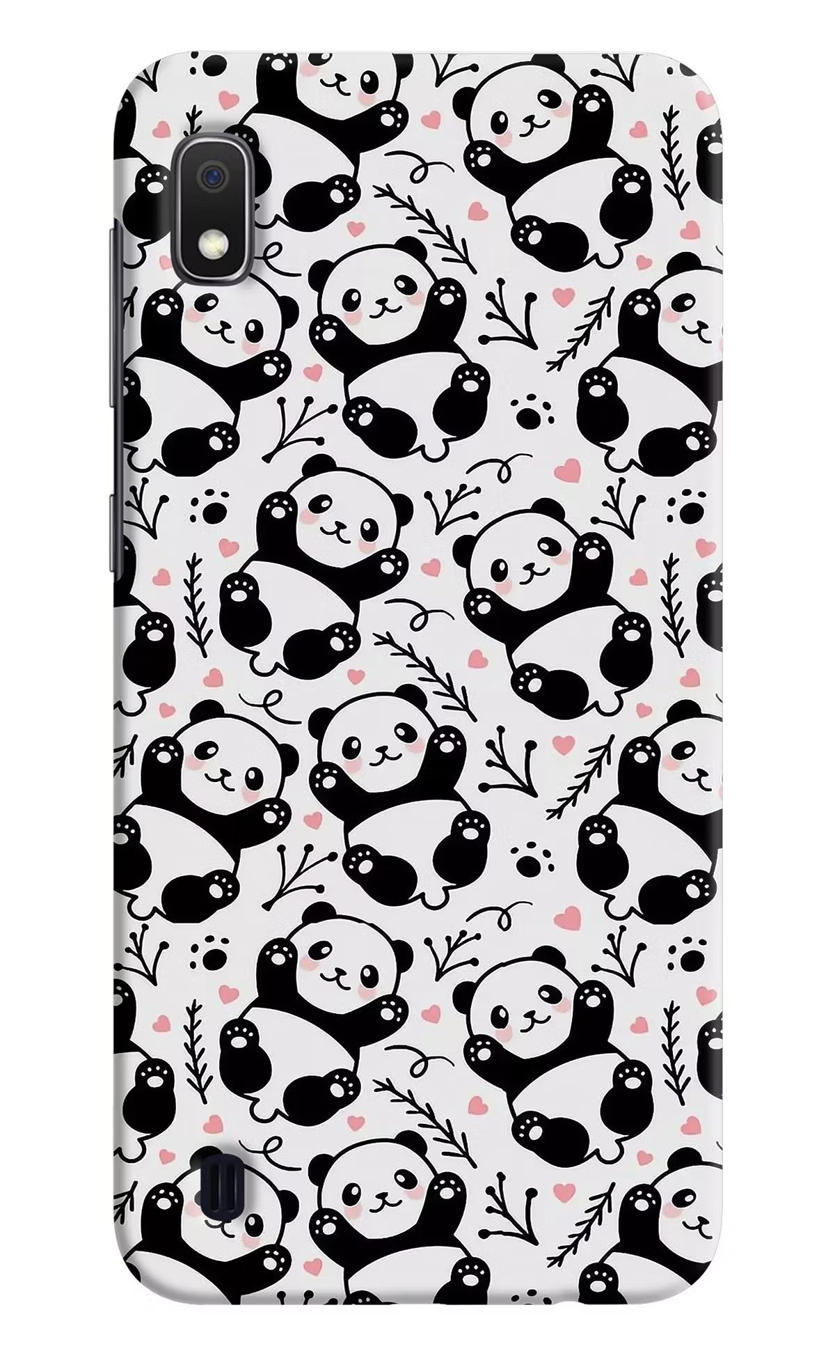 Cute Panda Samsung A10 Hard Case Back Cover by Casekaro