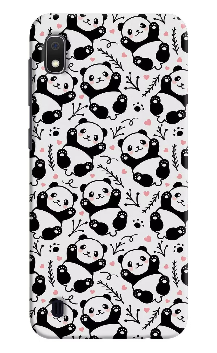 Cute Panda Samsung A10 Back Cover, Hard case
