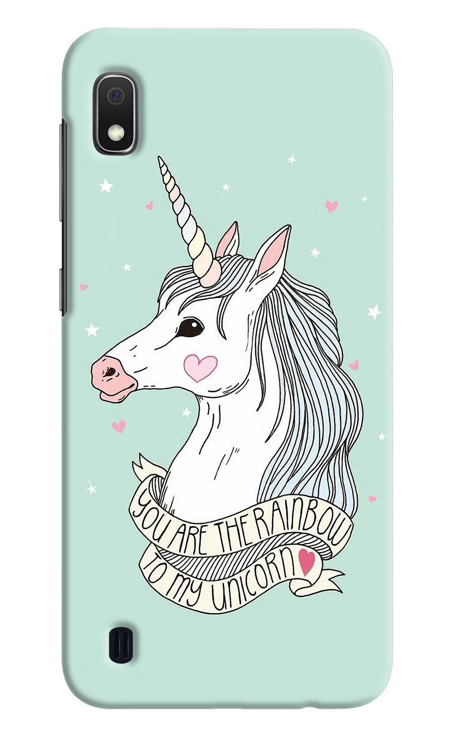 Unicorn Wallpaper Samsung A10 Back Cover, Hard case