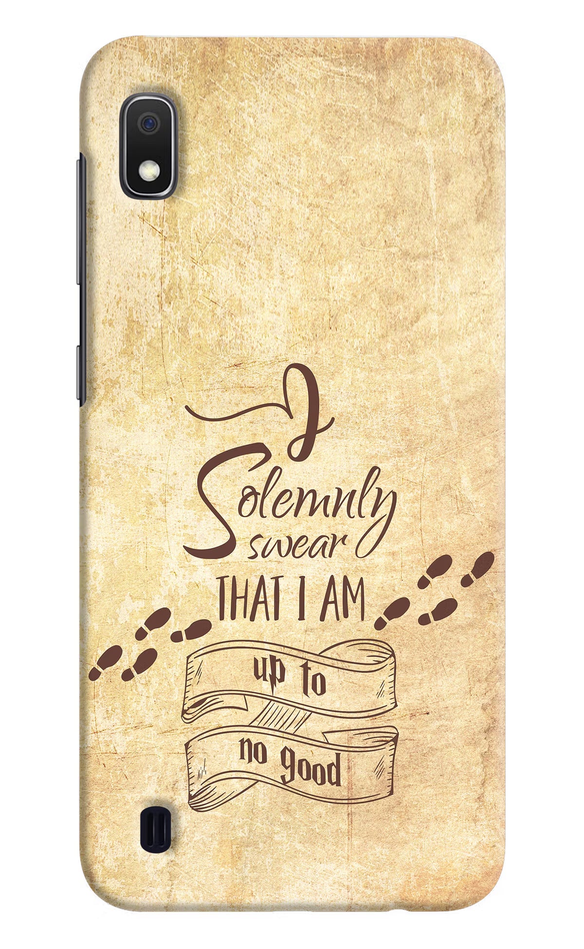 I Solemnly swear that i up to no good Samsung A10 Hard Case Back Cover by Casekaro