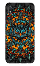 Angry Owl Art Samsung A10 Hard Case Back Cover by Casekaro
