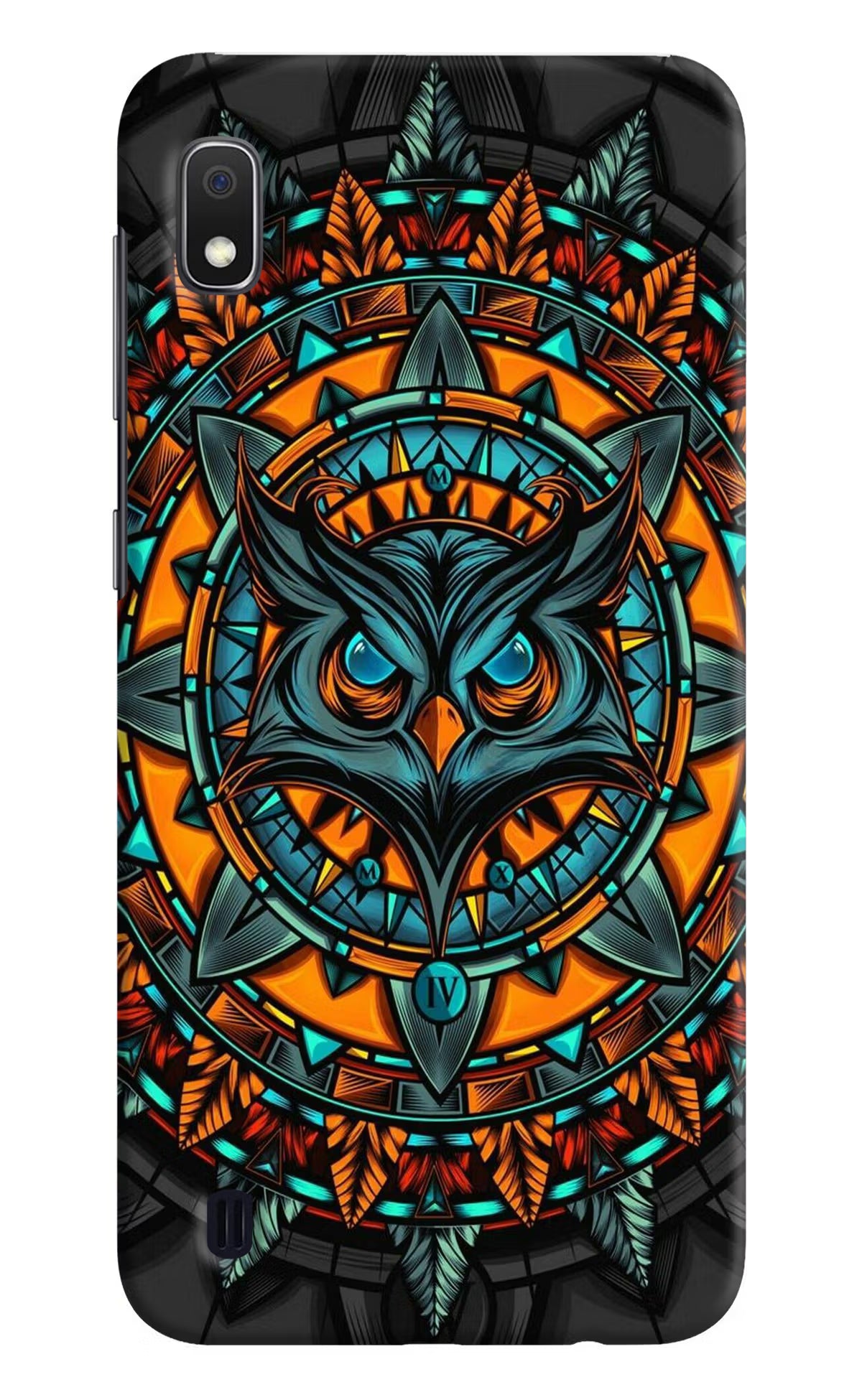 Angry Owl Art Samsung A10 Hard Case Back Cover by Casekaro