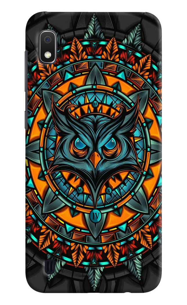 Angry Owl Art Samsung A10 Hard Case Back Cover by Casekaro