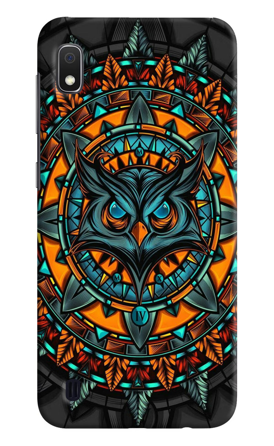 Angry Owl Art Samsung A10 Back Cover, Hard case