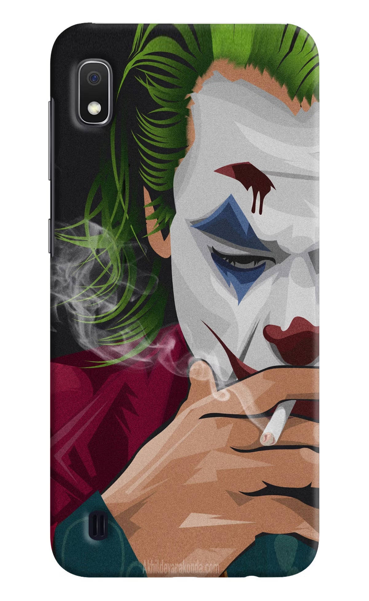 Joker Smoking Samsung A10 Hard Case Back Cover by Casekaro