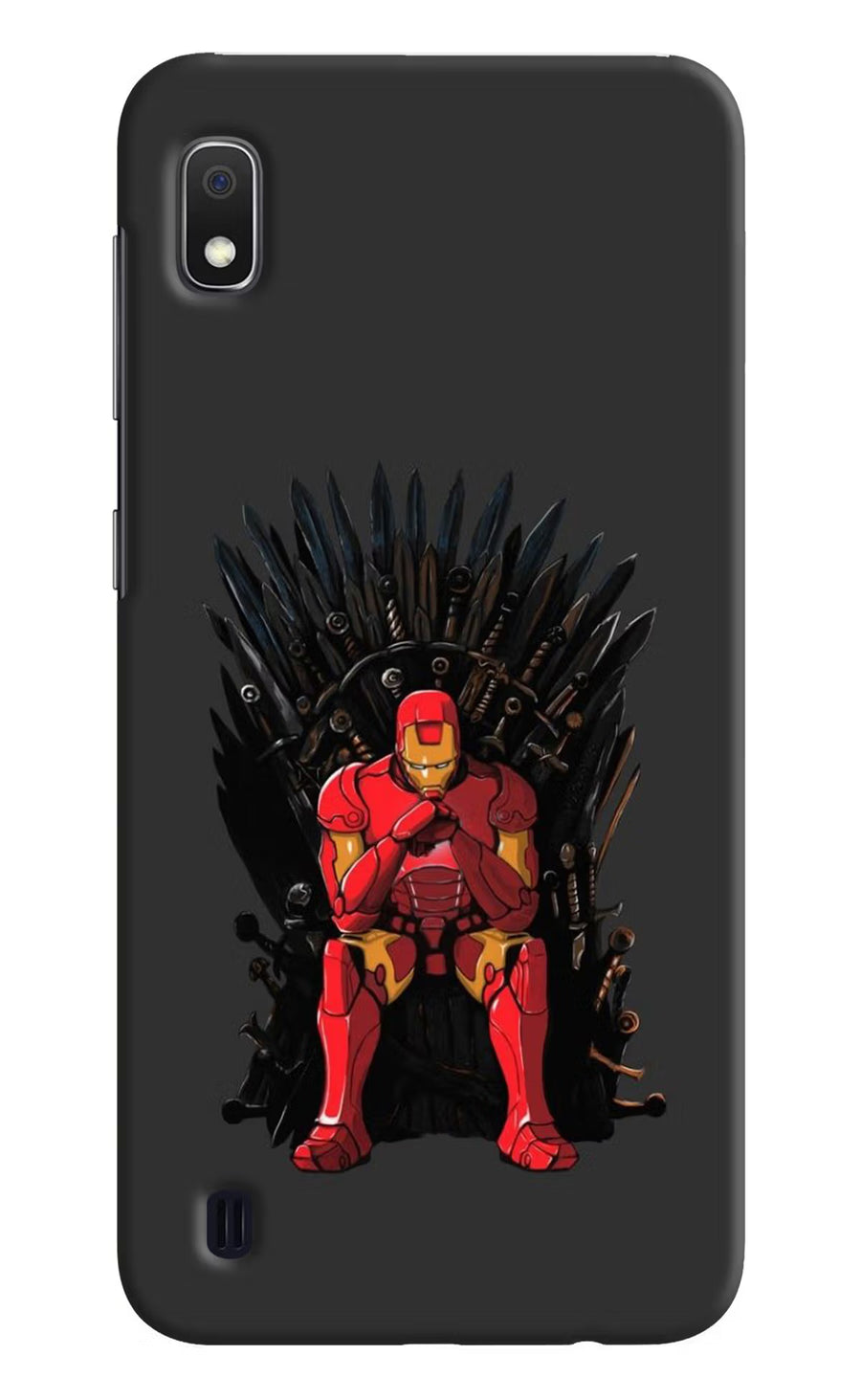 Ironman Throne Samsung A10 Back Cover, Hard case
