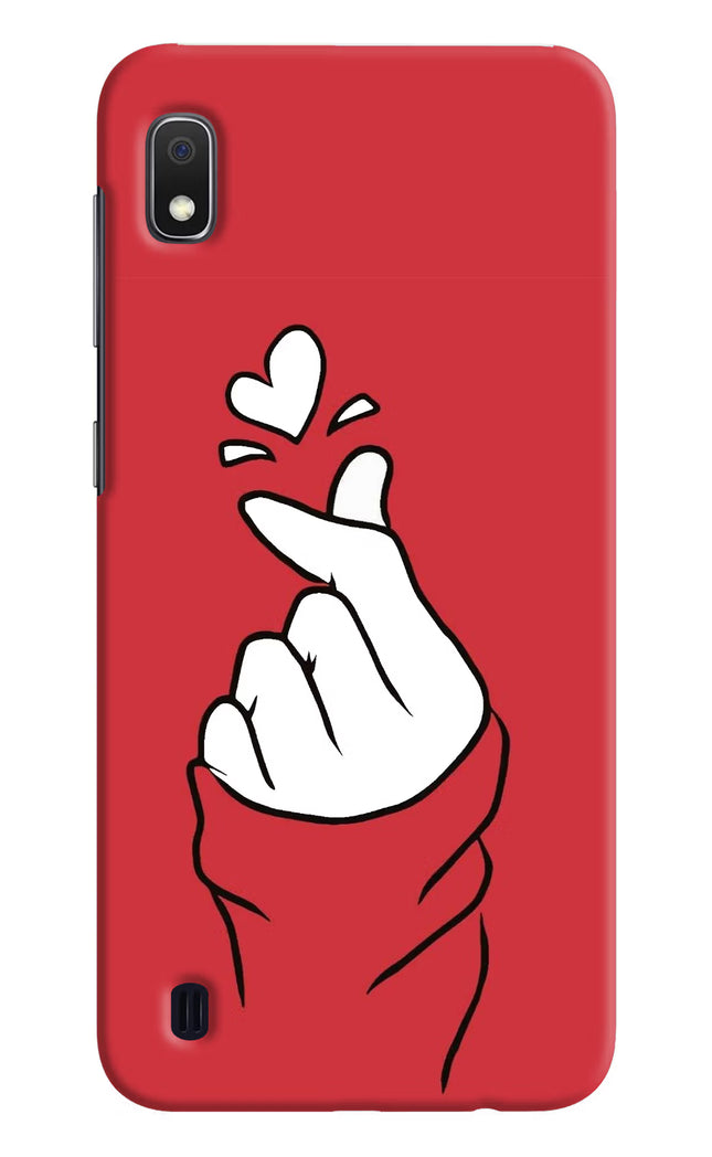 Korean Love Sign Samsung A10 Hard Case Back Cover by Casekaro