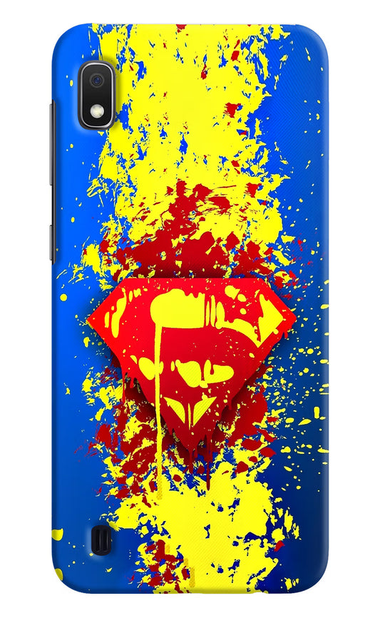 Superman logo Samsung A10 Hard Case Back Cover by Casekaro