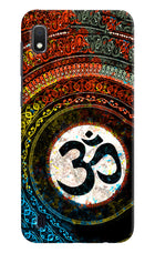 Om Cultural Samsung A10 Hard Case Back Cover by Casekaro
