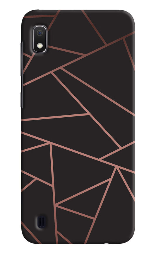 Geometric Pattern Samsung A10 Hard Case Back Cover by Casekaro