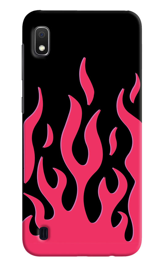 Fire Flames Samsung A10 Hard Case Back Cover by Casekaro