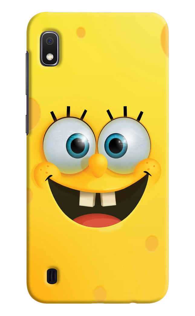 Sponge 1 Samsung A10 Hard Case Back Cover by Casekaro